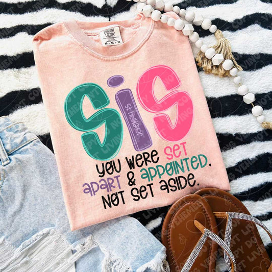 SIS Set Apart and Appointed digital design