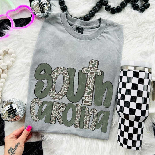 South Carolina Camo digital design