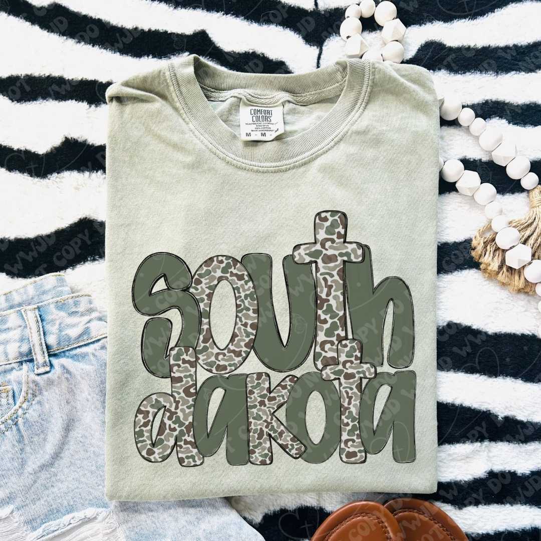 South Dakota Camo digital design
