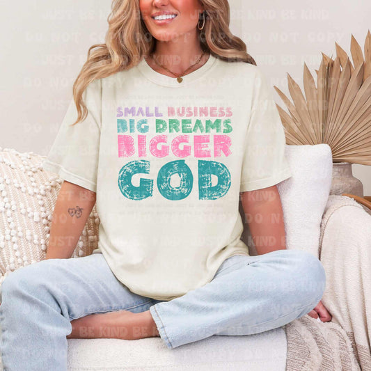 Small Business Bigger God digital design