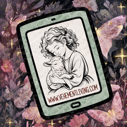 February Lineart PNG + Stamps