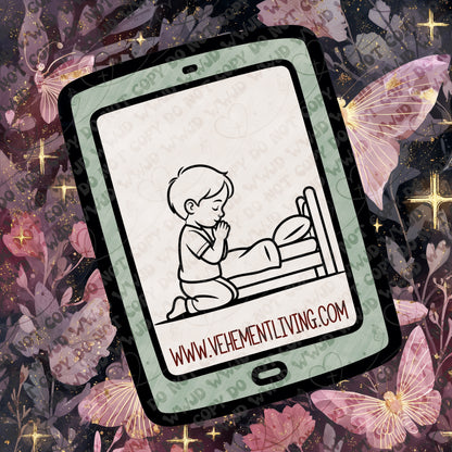 February Lineart PNG + Stamps
