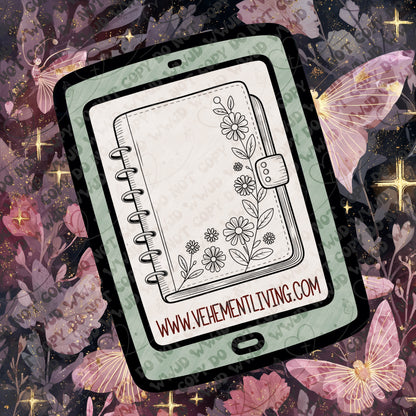 February Lineart PNG + Stamps