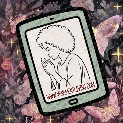 February Lineart PNG + Stamps