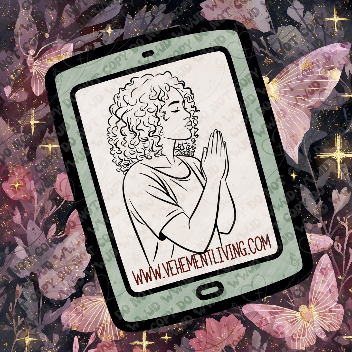 February Lineart PNG + Stamps