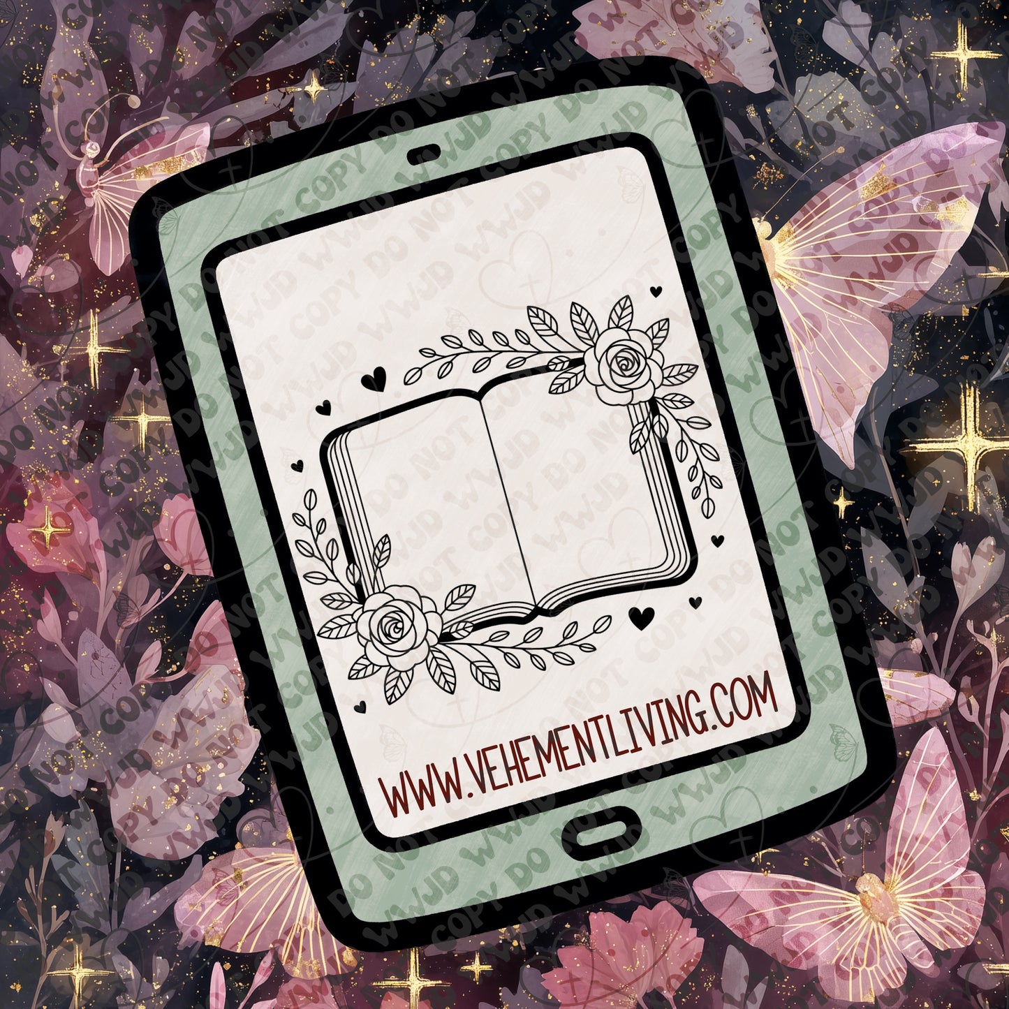 February Lineart PNG + Stamps