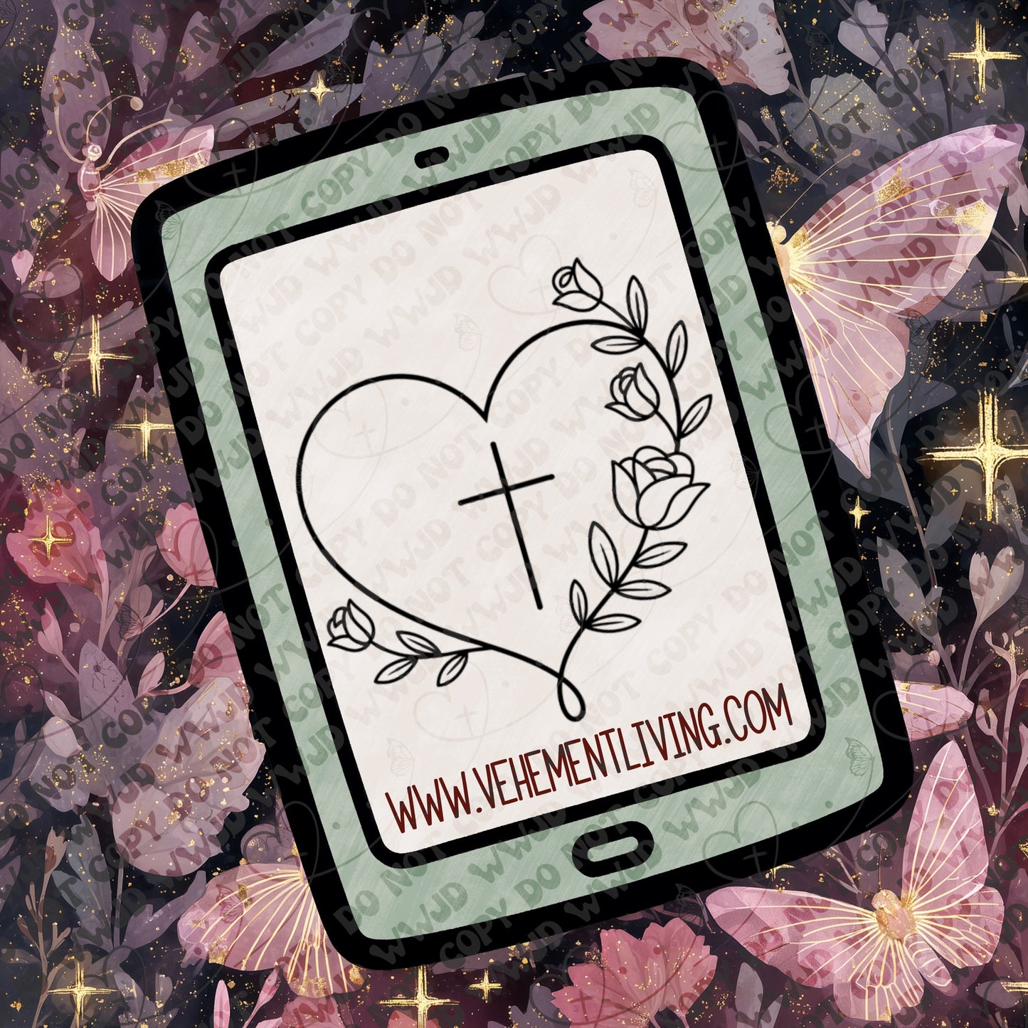 February Lineart PNG + Stamps