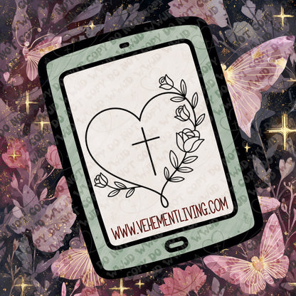 February Lineart PNG + Stamps