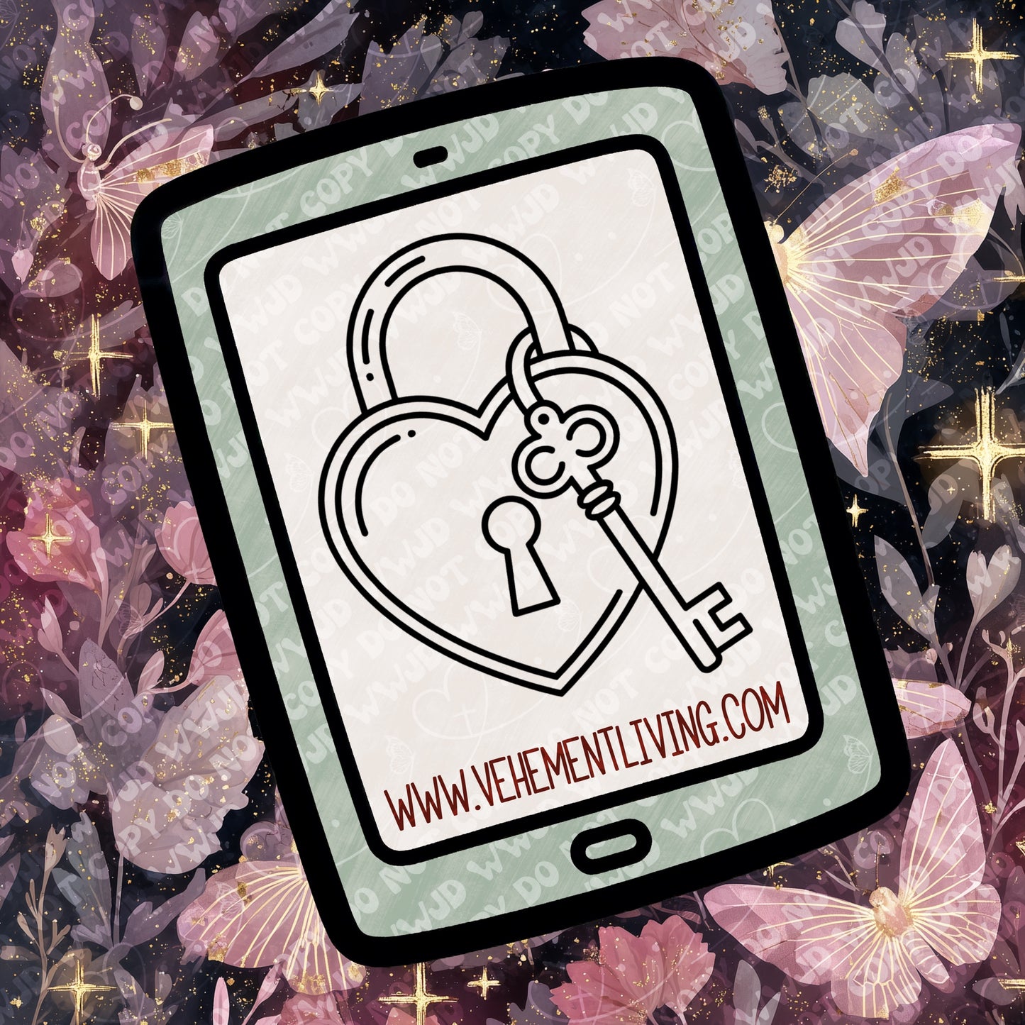 February Lineart PNG + Stamps
