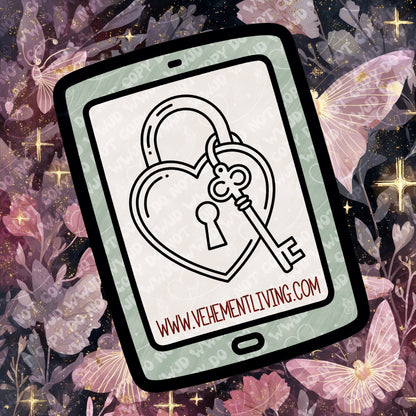 February Lineart PNG + Stamps