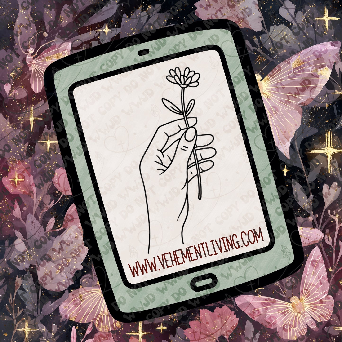 February Lineart PNG + Stamps
