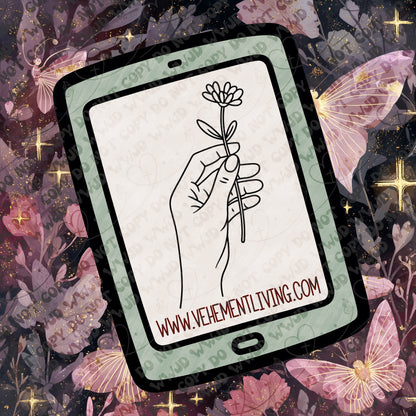 February Lineart PNG + Stamps