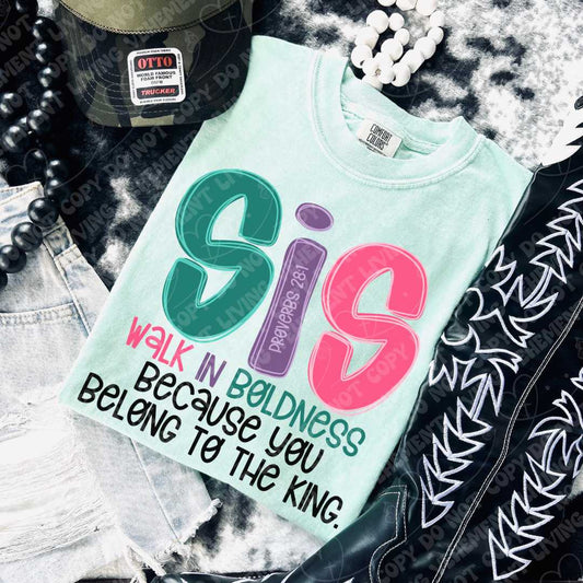 SIS Walk in Boldness digital design