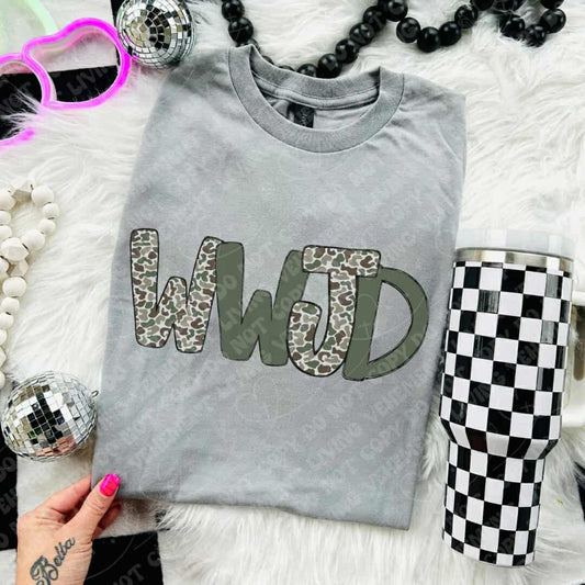 WWJD Camo digital design