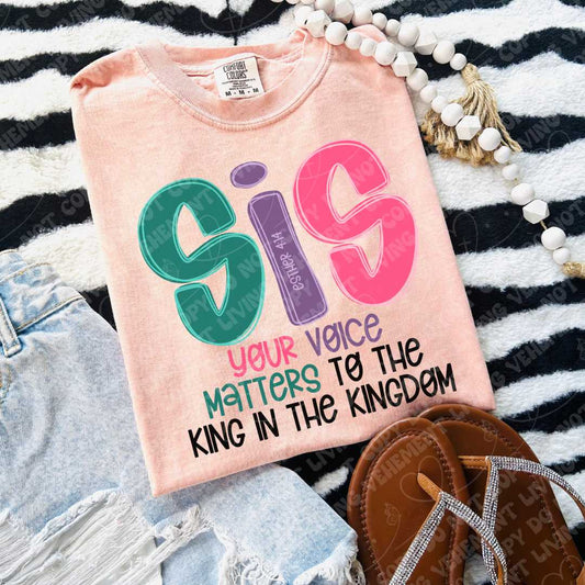 SIS Your Voice Matters digital design