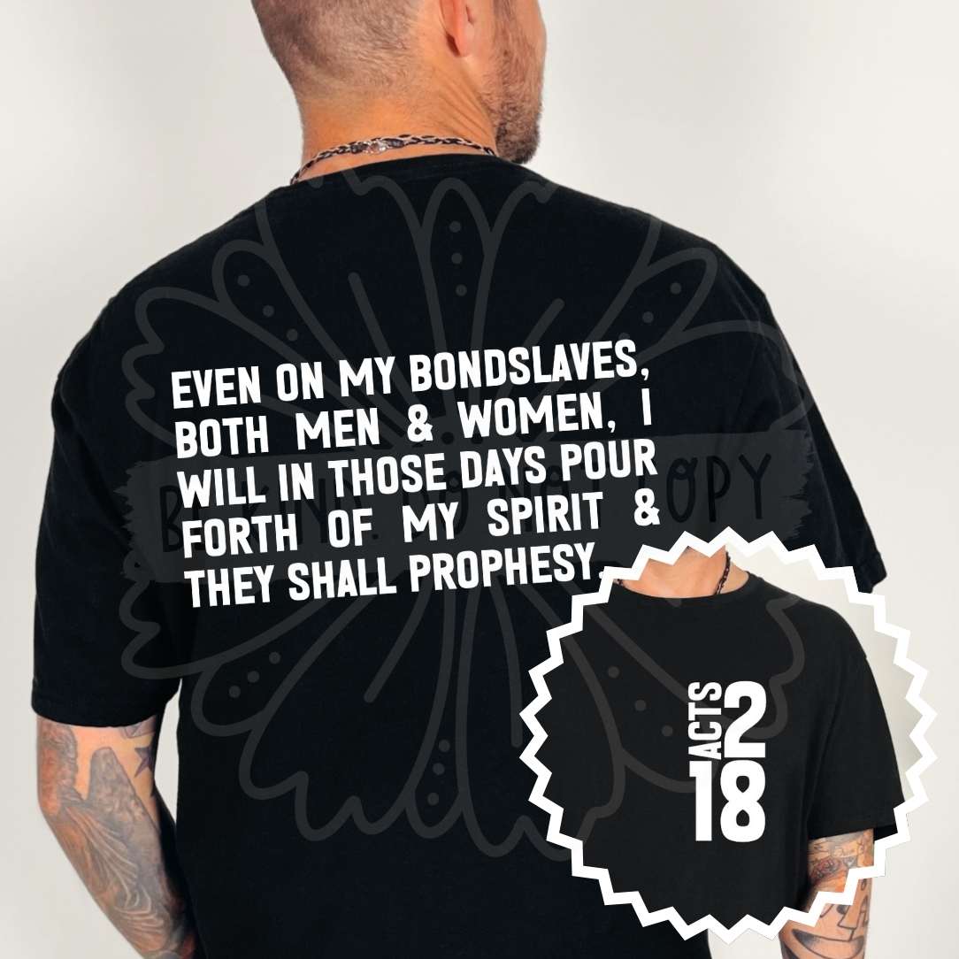 Bible Verse Front & Back Designs