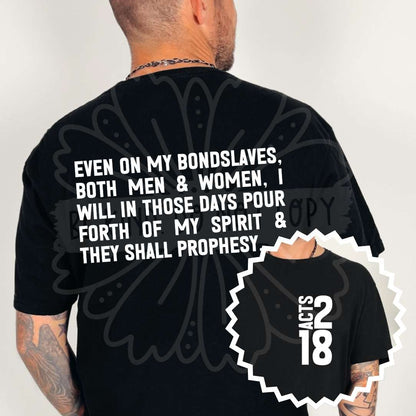 Bible Verse Front & Back Designs