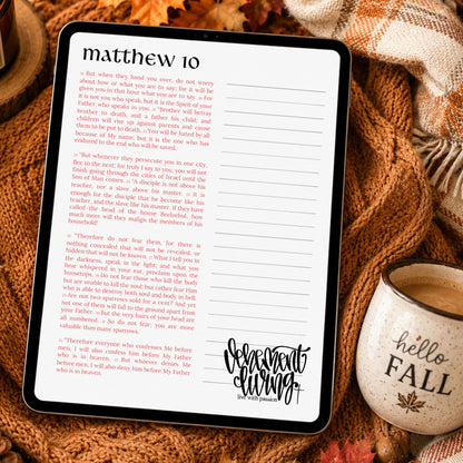Spiral-Bound Bible | Matthew • Mark • Luke • John | Volume 1