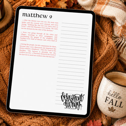 Spiral-Bound Bible | Matthew • Mark • Luke • John | Volume 1