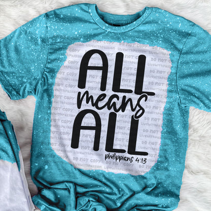 All Means All digital design