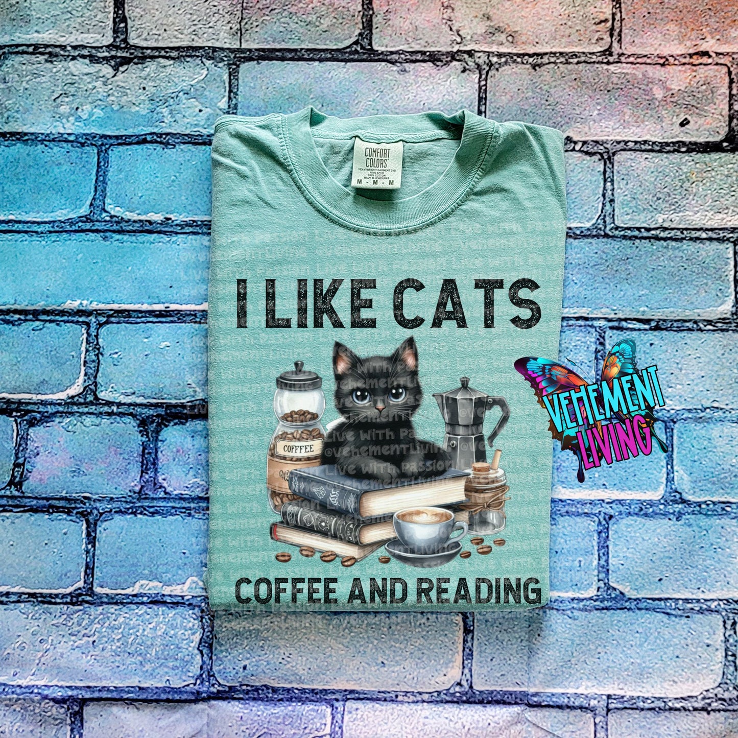 I like cats coffee and reading