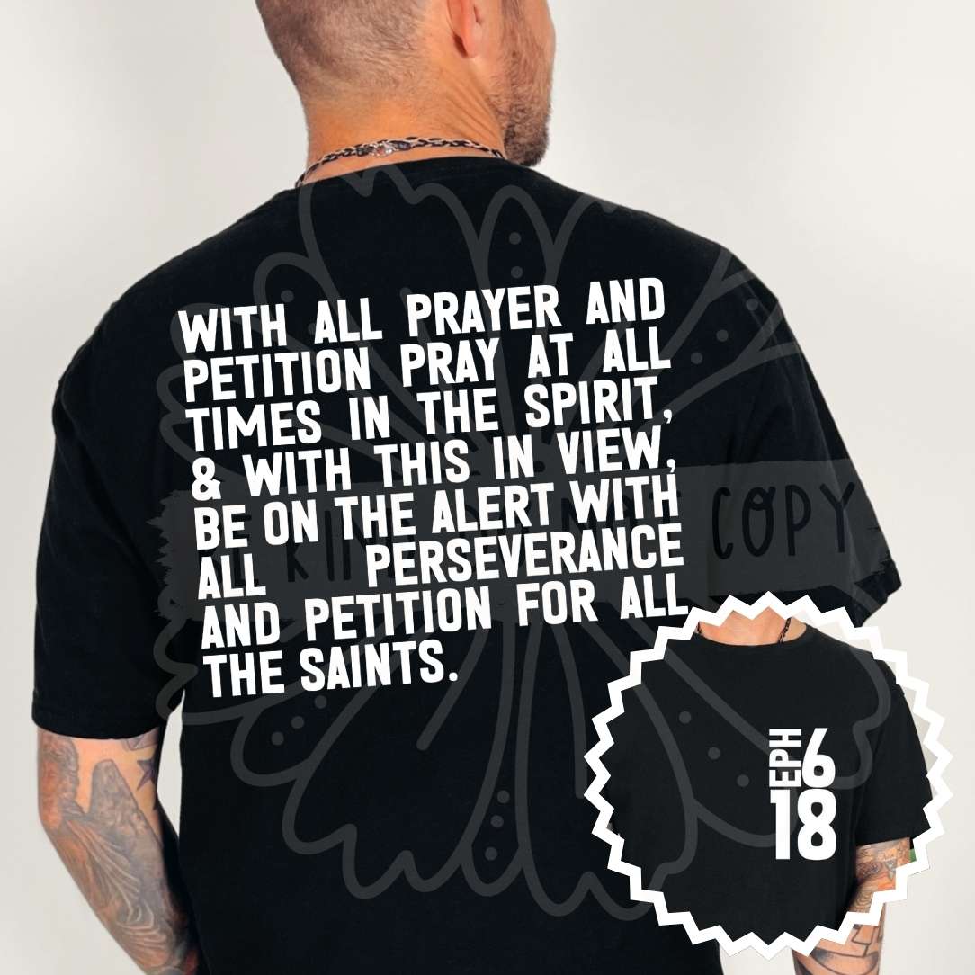 Bible Verse Front & Back Designs
