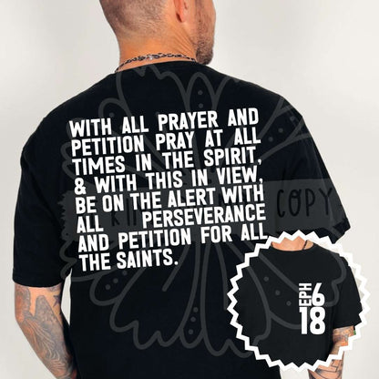 Bible Verse Front & Back Designs