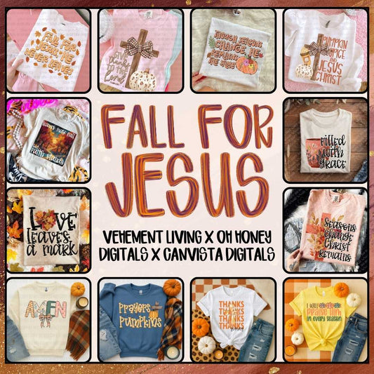 Fall For Jesus Collab Bundle – 15 Faith-Based PNGs