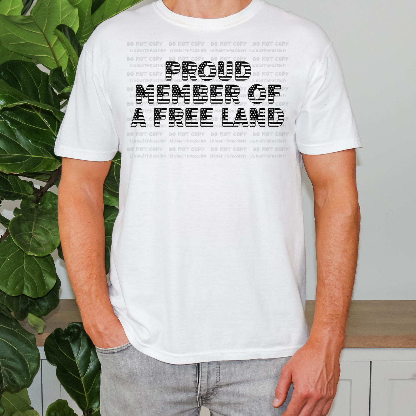 Proud Member of a Free Land digital design