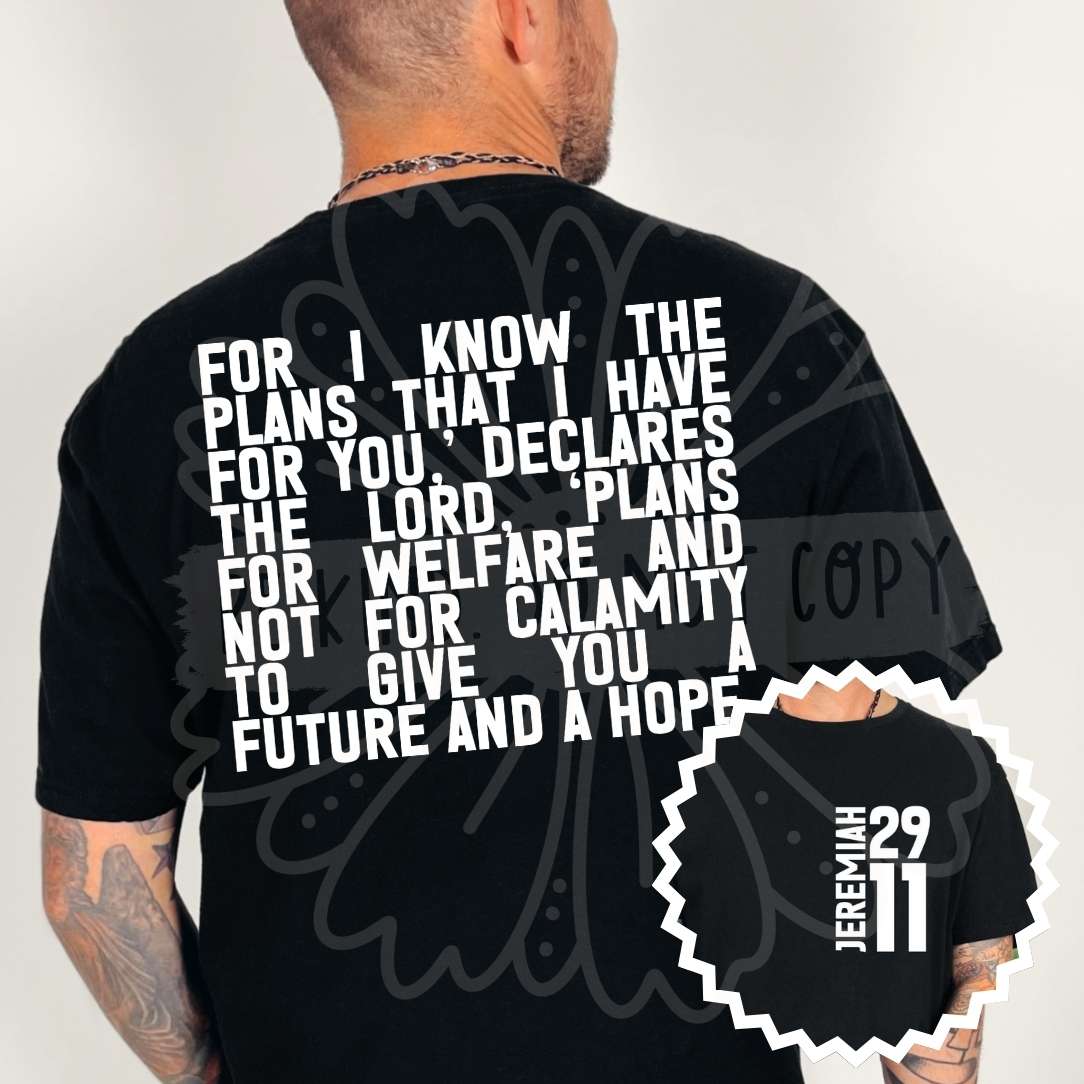 Bible Verse Front & Back Designs