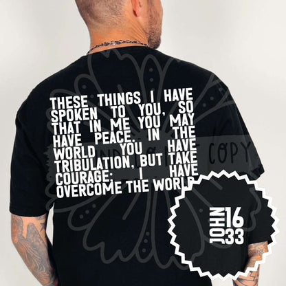 Bible Verse Front & Back Designs