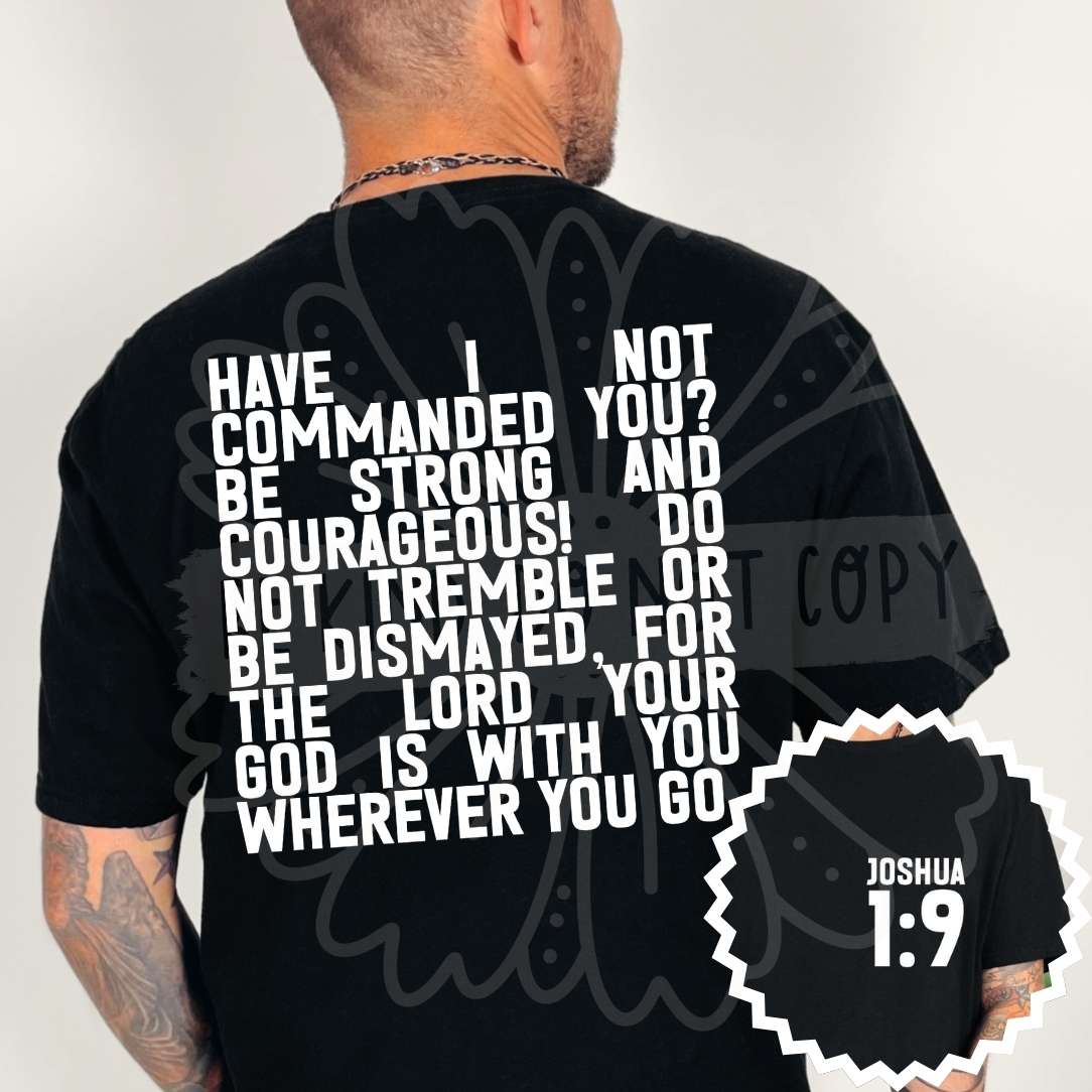 Bible Verse Front & Back Designs