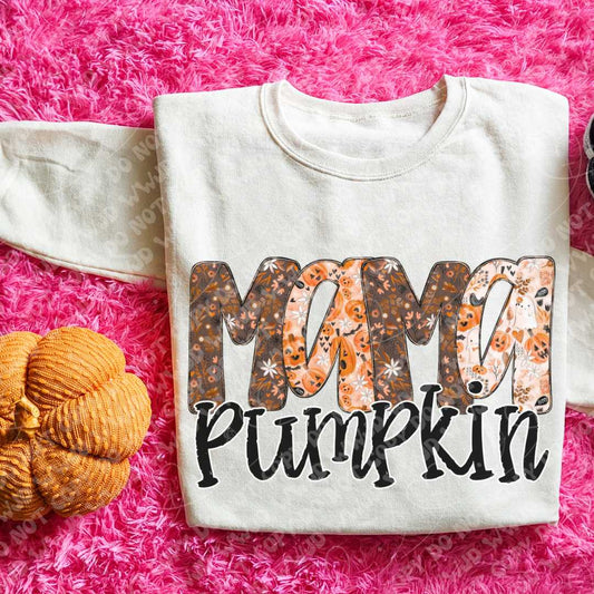 Mama Pumpkin digital design