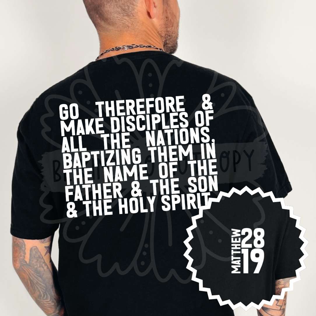 Bible Verse Front & Back Designs