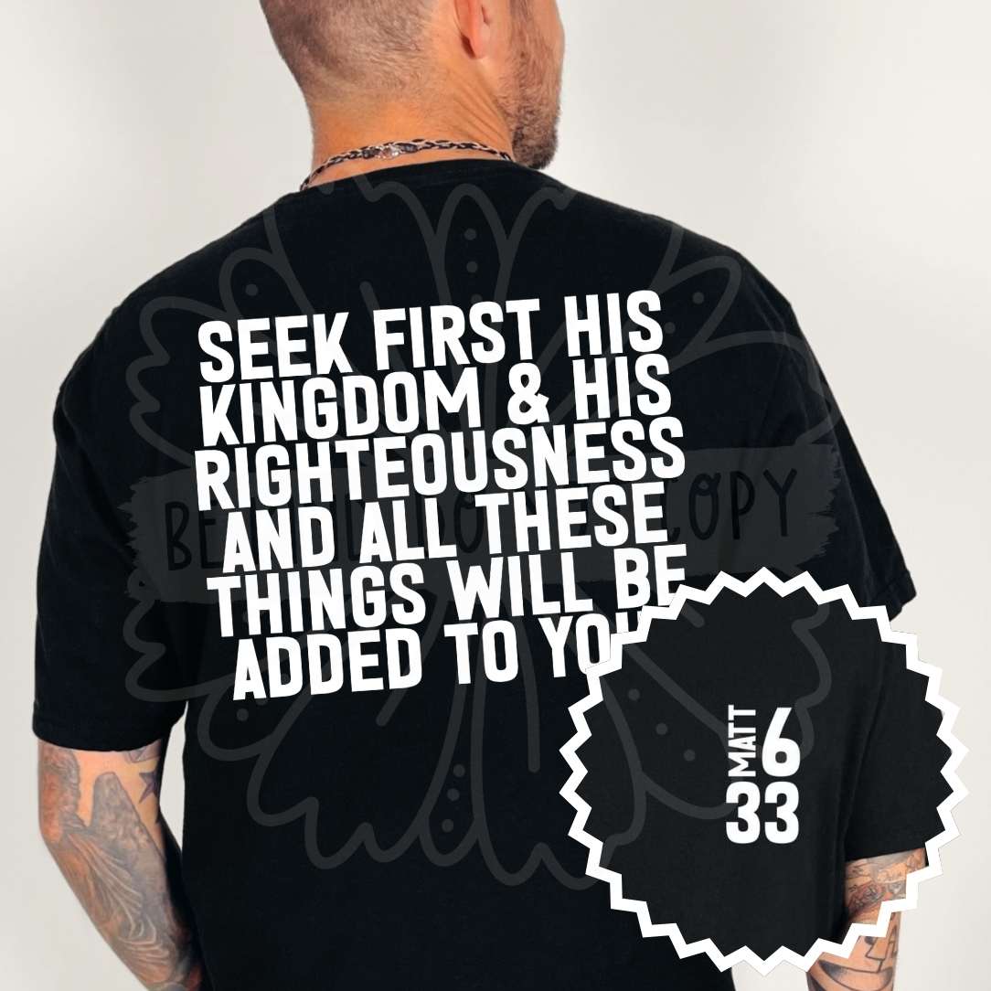Bible Verse Front & Back Designs