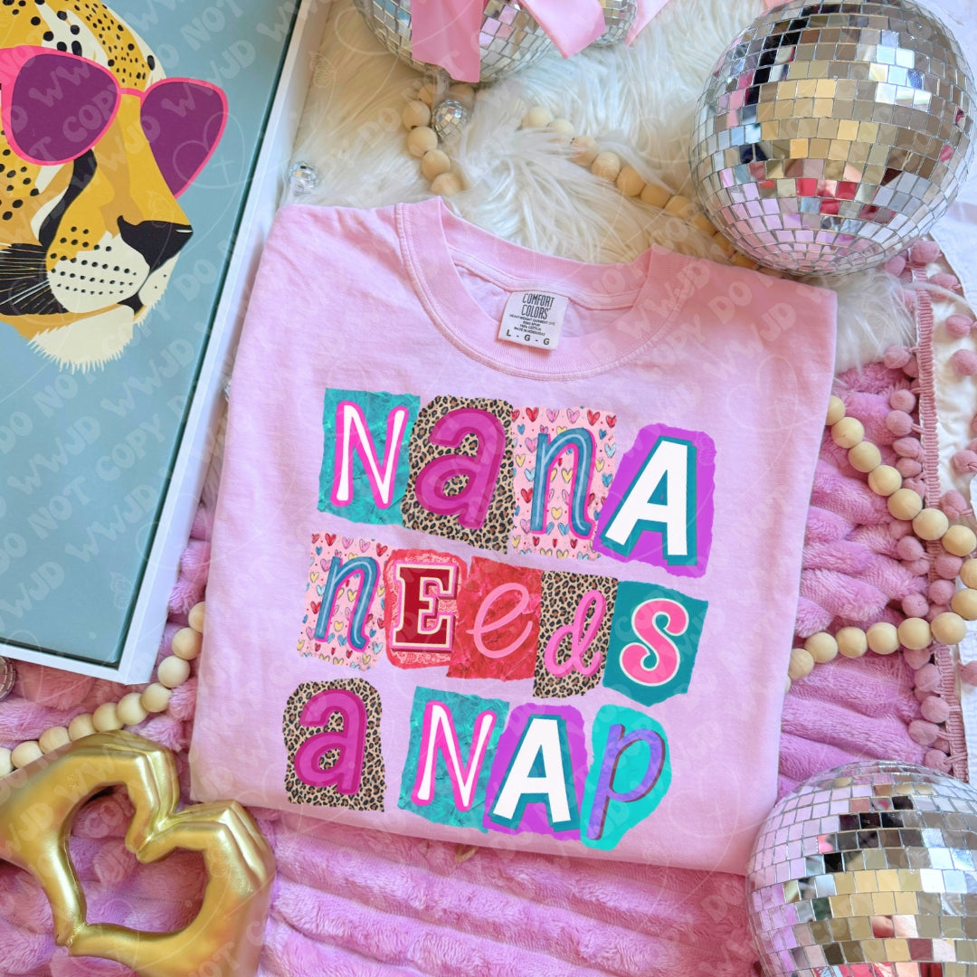 Nana Needs a Nap digital design