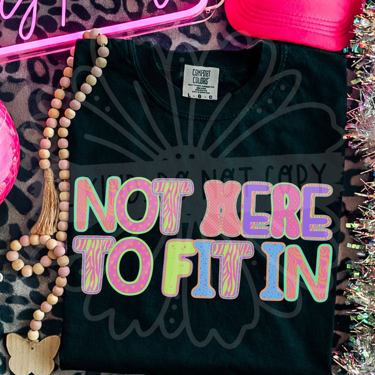 Not Here to Fit in digital download