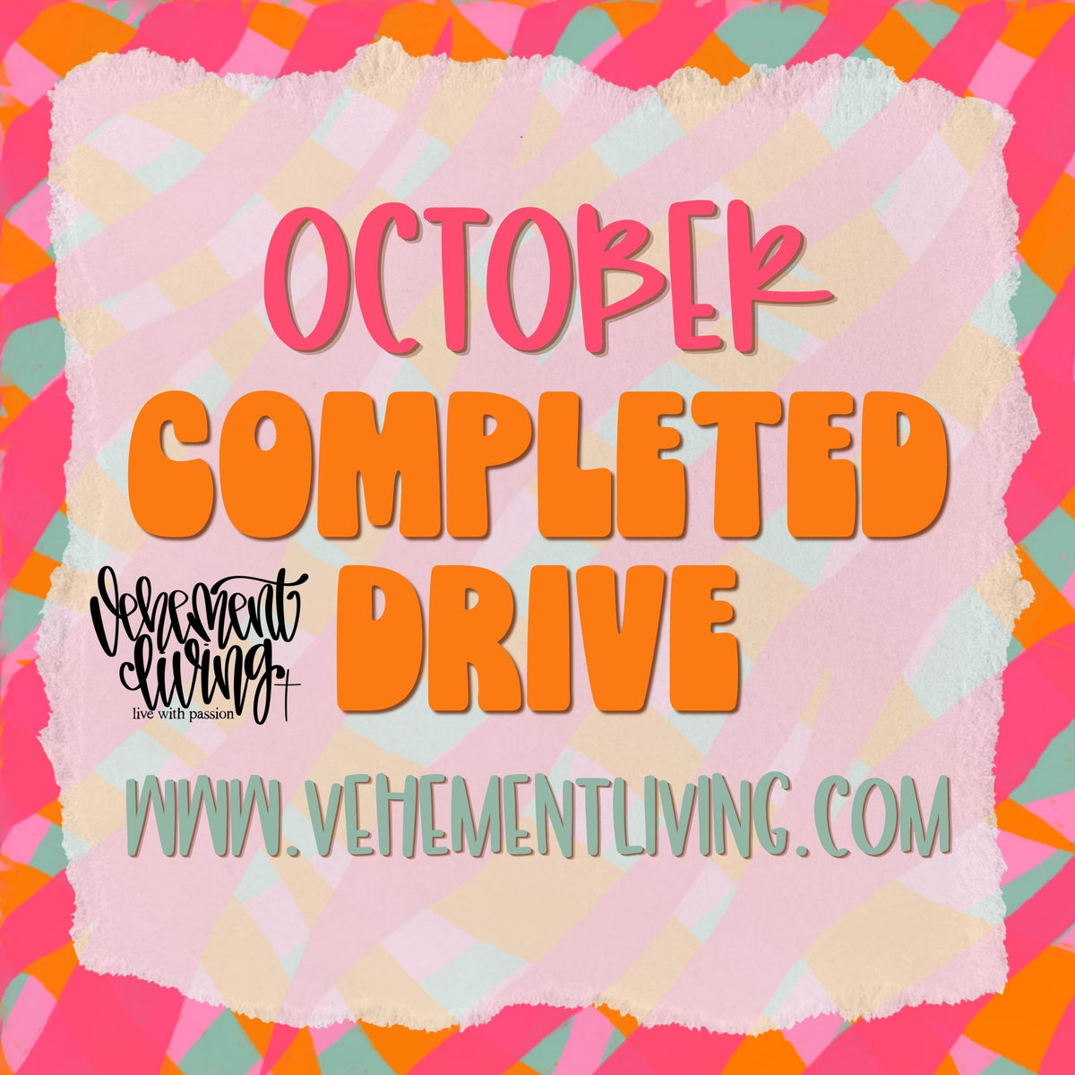 October 2026 Monthly Drive