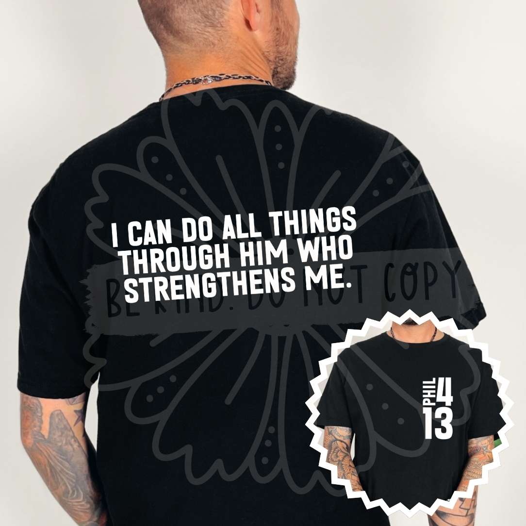 Bible Verse Front & Back Designs