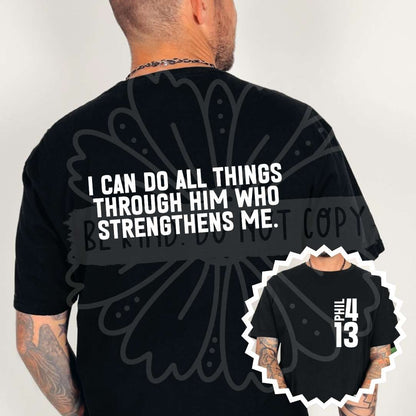 Bible Verse Front & Back Designs