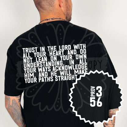 Bible Verse Front & Back Designs