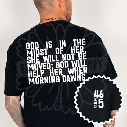 Bible Verse Front & Back Designs