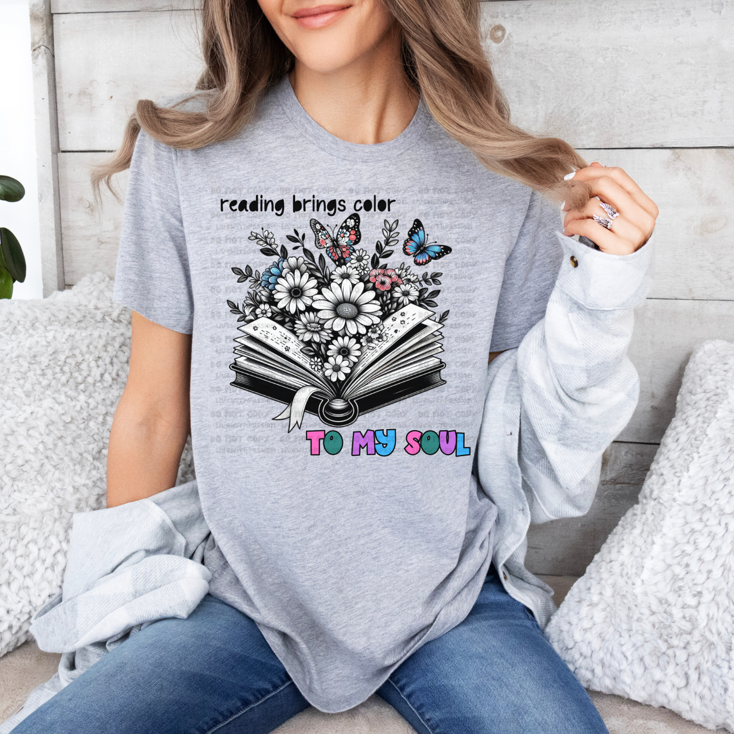 Reading Brings Color to My Soul digital design