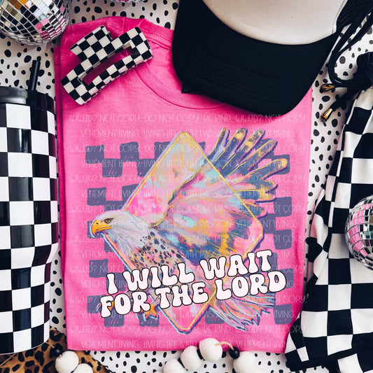 Wait For The Lord digital design