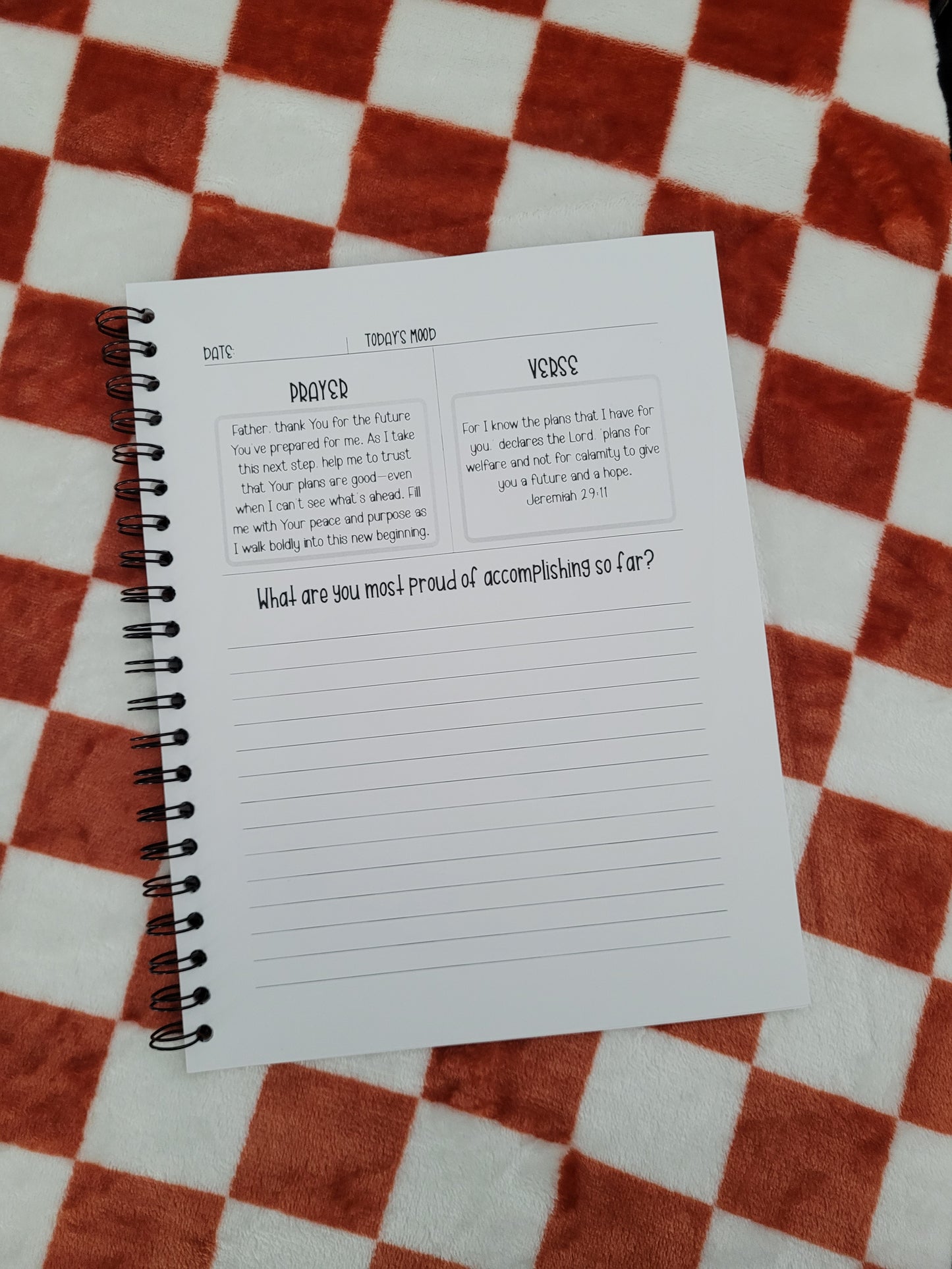 Faith-Filled Graduation Keepsake Book | Prayers, Devotionals, Challenges & More