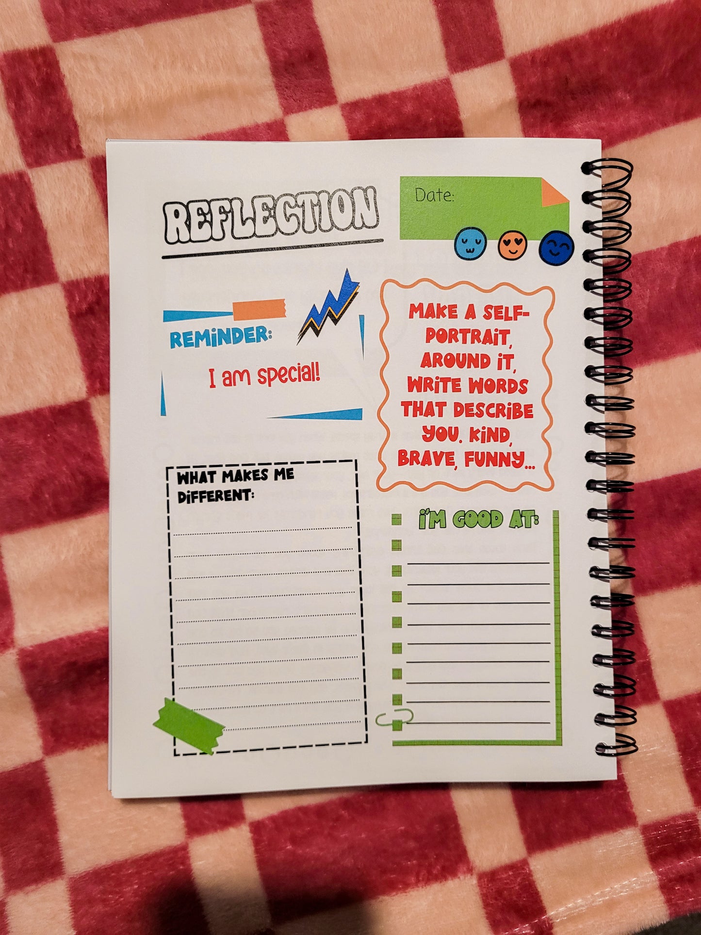 30 Day Devotional and Activity Kids Journal Blue