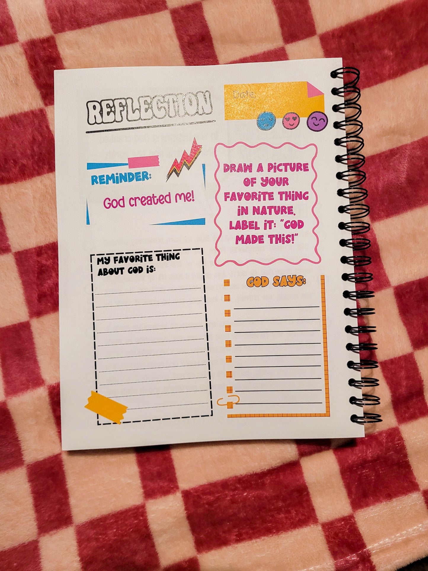 30 Day Devotional and Activity Kids Journal Pink
