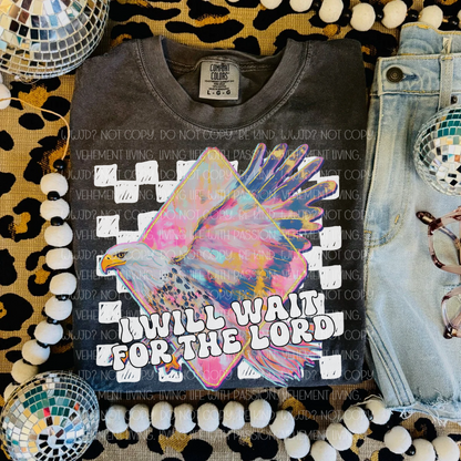 Wait For The Lord digital design
