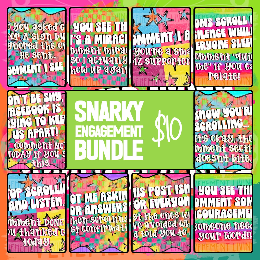 May Snarky Engagement Bundle