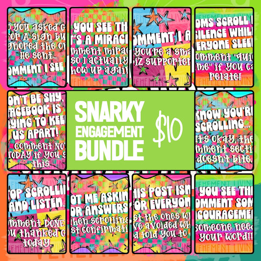 May Snarky Engagement Bundle